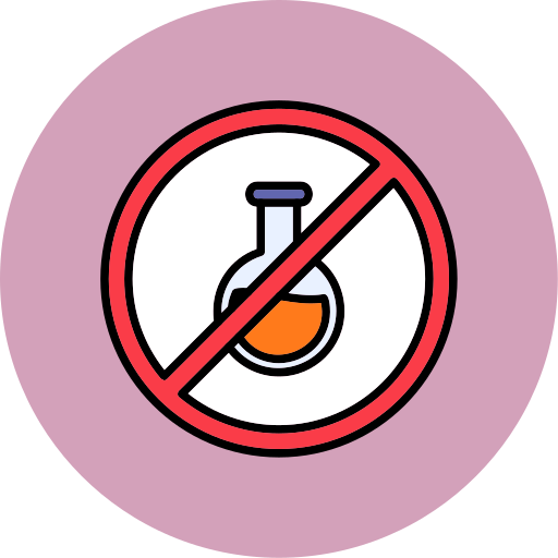 No chemical Generic color lineal-color icon