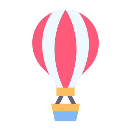 balon powietrzny Generic color fill ikona