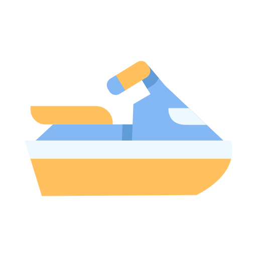 barco de motor Generic color fill icono