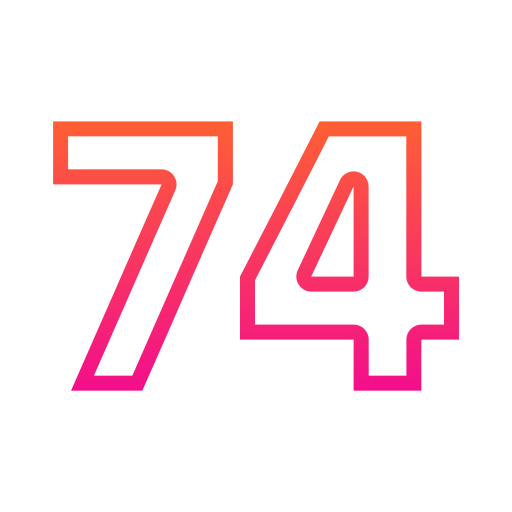 74 Generic gradient outline icon