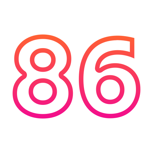 86 Generic gradient outline icon