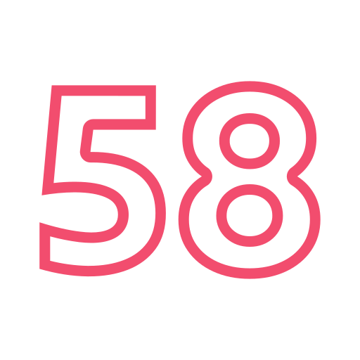 Fifty eight Generic color outline icon