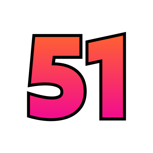 Fifty one Generic gradient lineal-color icon