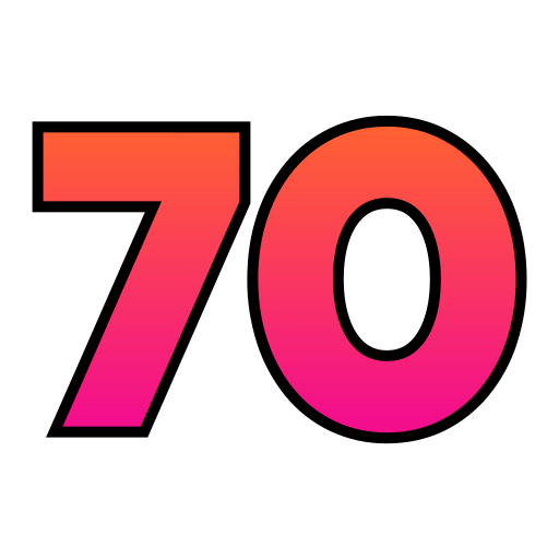 settanta Generic gradient lineal-color icona