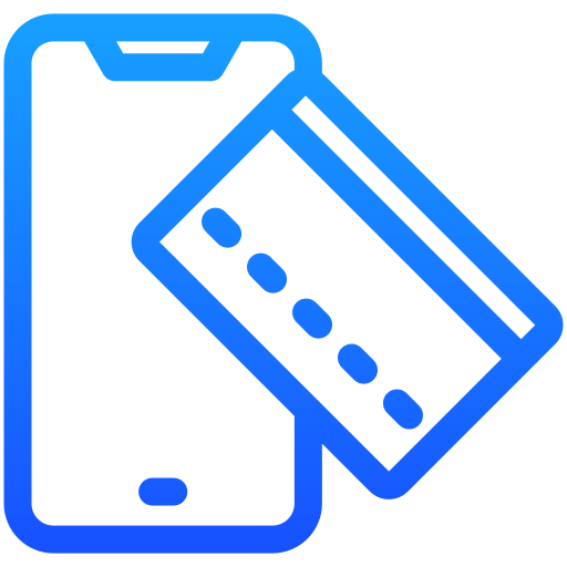 płatności mobilne Generic gradient outline ikona