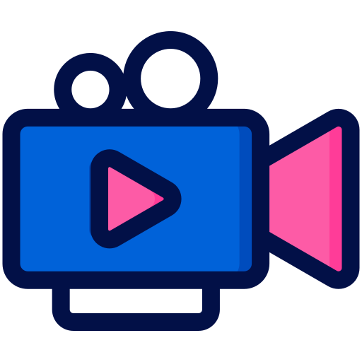 ビデオカメラ Generic color lineal-color icon