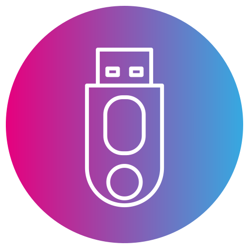 Usb flash drive Generic gradient fill icon
