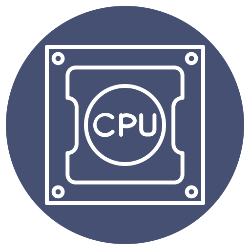 Cpu Generic color fill icon