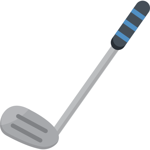 bâton de golf Generic color fill Icône
