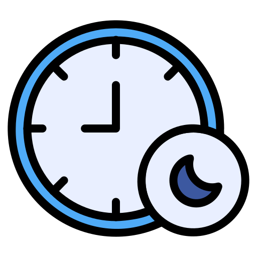 Nighttime Generic color lineal-color icon