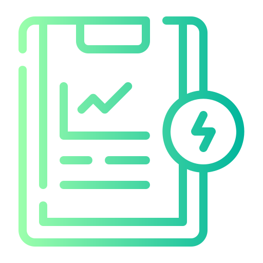 Energy research Generic gradient outline icon