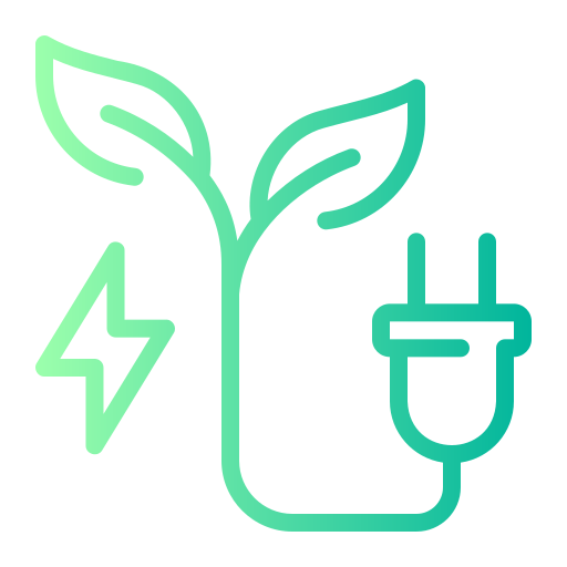 Green energy Generic gradient outline icon