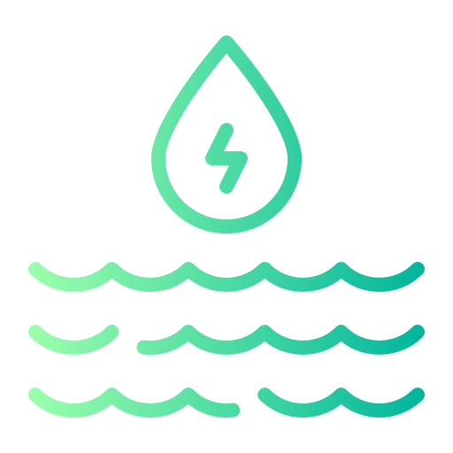 Énergie hydroélectrique Generic gradient outline Icône