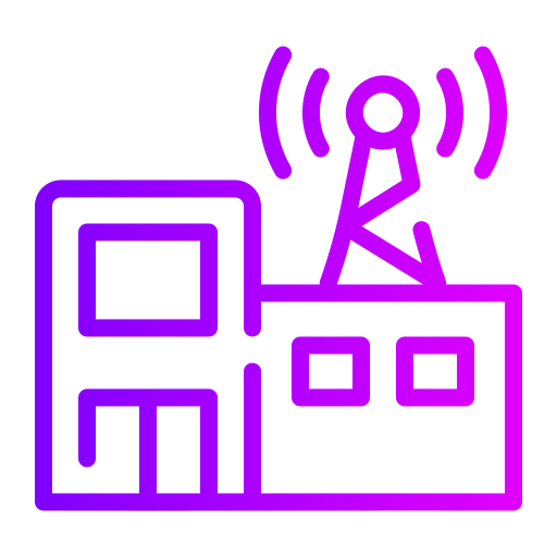 Radio station Generic gradient outline icon