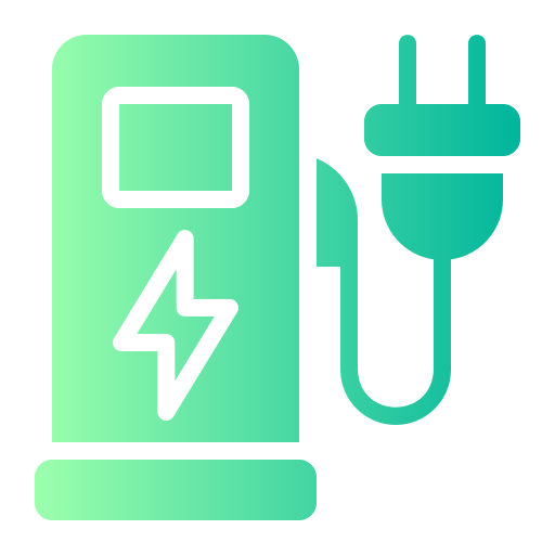 estacion electrica Generic gradient fill icono