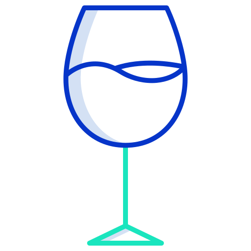Wine glass Icongeek26 Outline Colour icon
