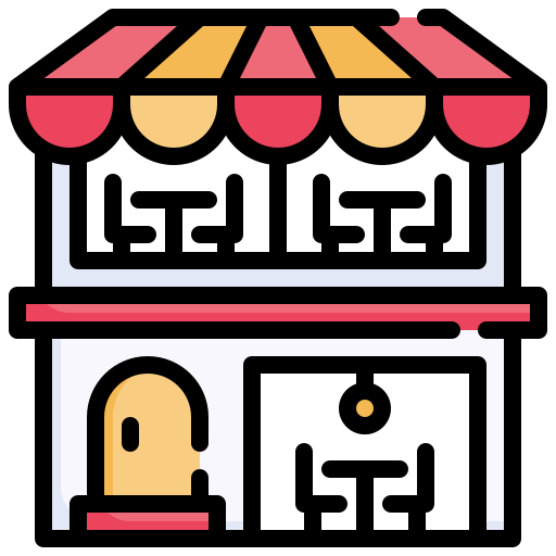 restaurant Generic color outline icon
