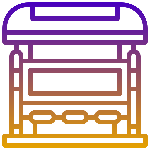 bushalte Generic gradient outline icoon