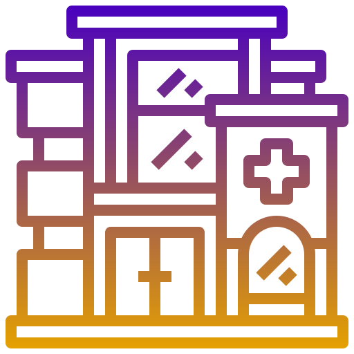 krankenhaus Generic gradient outline icon