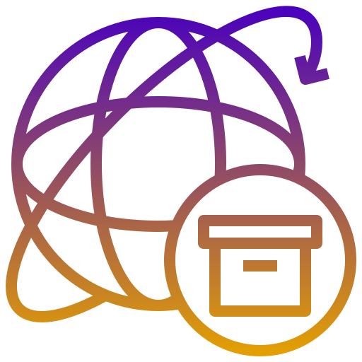 세계적인 Generic gradient outline icon