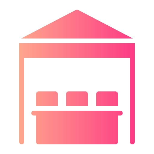 Food stand Generic gradient fill icon