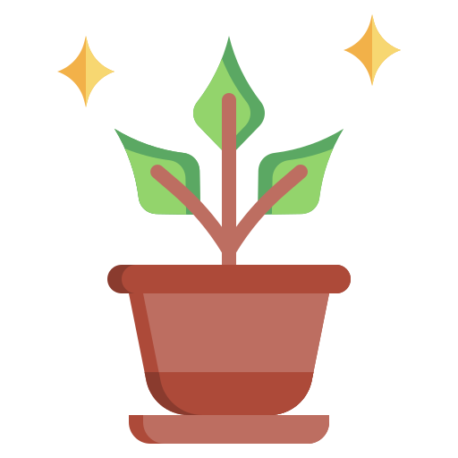 Растение в горшке Generic color fill иконка