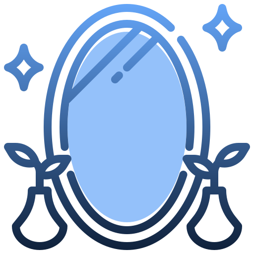 miroir Generic gradient outline Icône