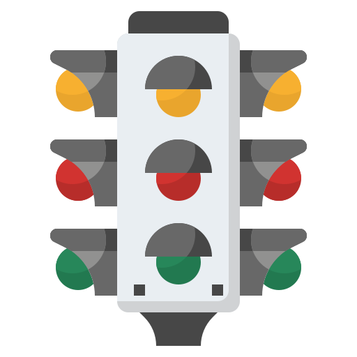 semafori Generic color fill icona