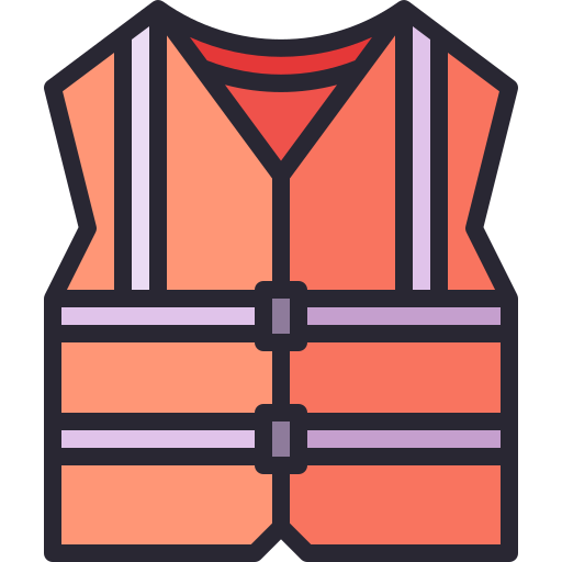 chaleco reflectante Generic color lineal-color icono