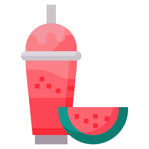 Watermelon smoothie Generic color fill icon