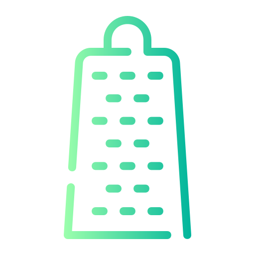 Cheese grater Generic gradient outline icon