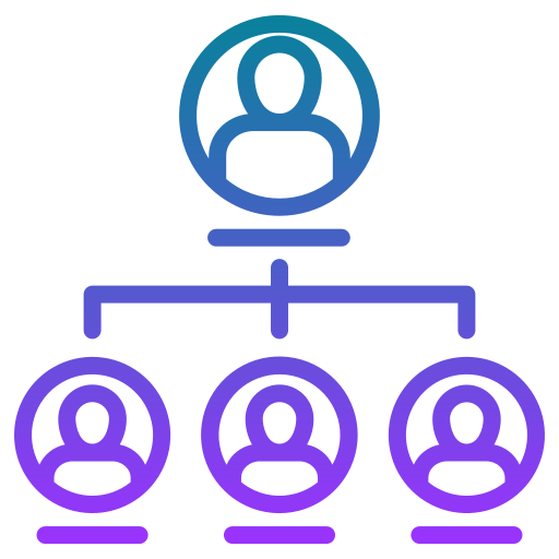 estrutura de organização Generic gradient outline Ícone