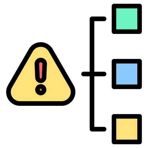 gestione della crisi Generic color lineal-color icona