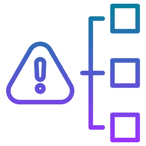 Crisis management Generic gradient outline icon