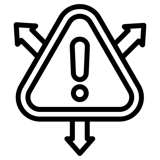 Diversification Generic black outline icon