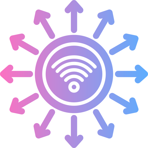 Network connection Generic gradient fill icon