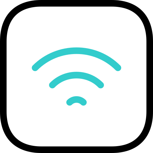 wi-fi Basic Accent Outline ikona
