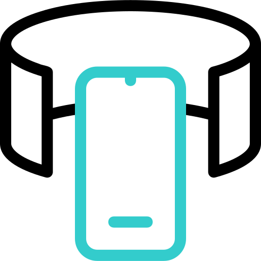 Smartphone Basic Accent Outline icon