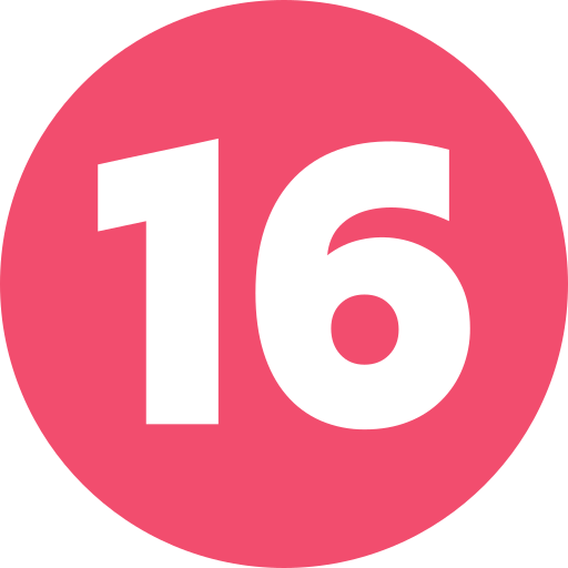dieciséis Generic color fill icono