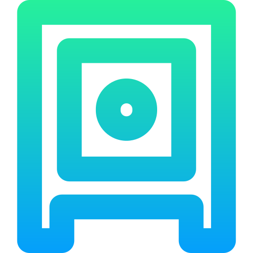 Locker Generic gradient outline icon