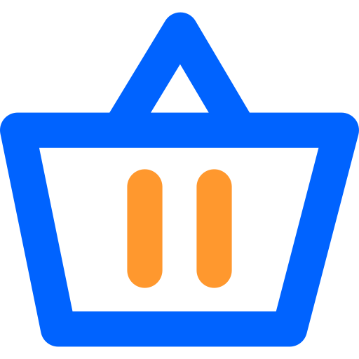 winkelmandje Generic color outline icoon