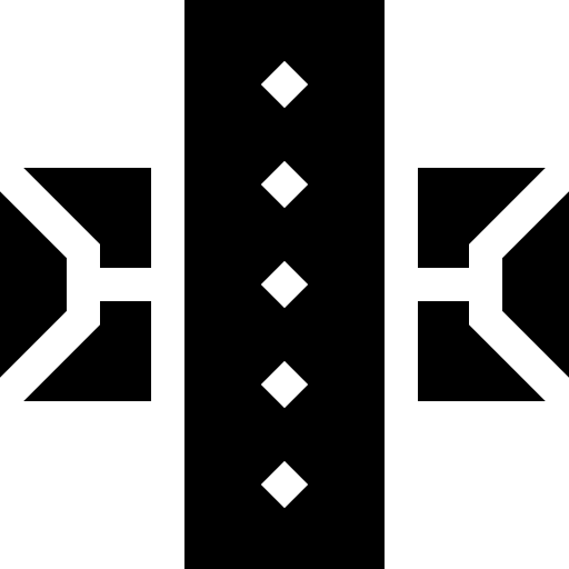 goma Basic Straight Filled icono