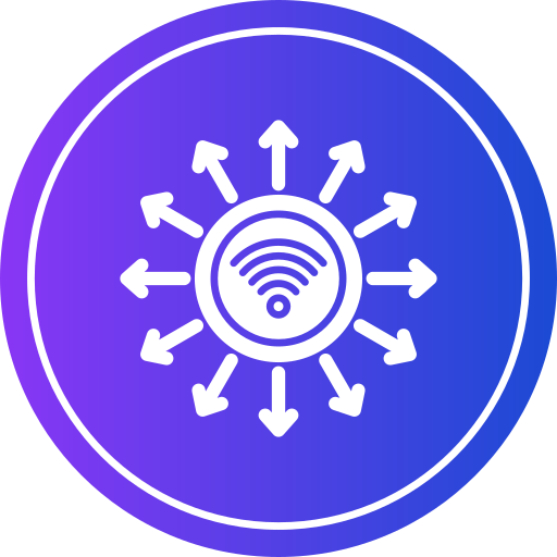 ネットワーク接続 Generic gradient fill icon