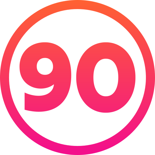 90 Generic gradient fill icon