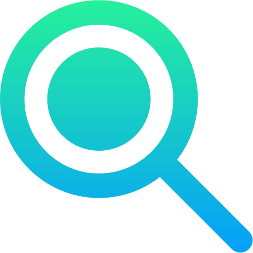 Magnifying glass Generic gradient fill icon