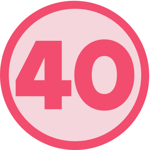 40 Generic color fill icon