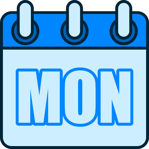 Monday Generic color lineal-color icon