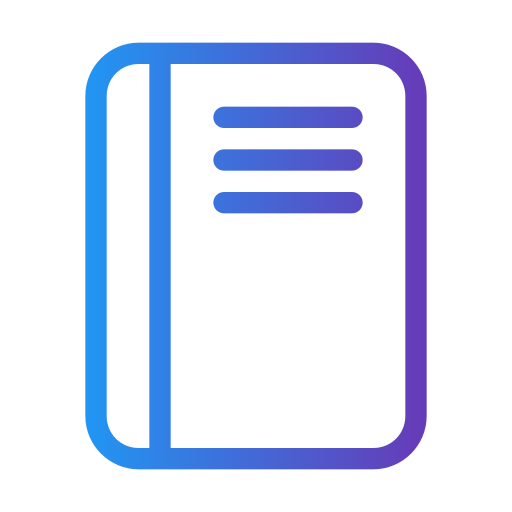 Guide book Generic gradient outline icon
