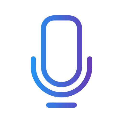Microphone Generic gradient outline icon