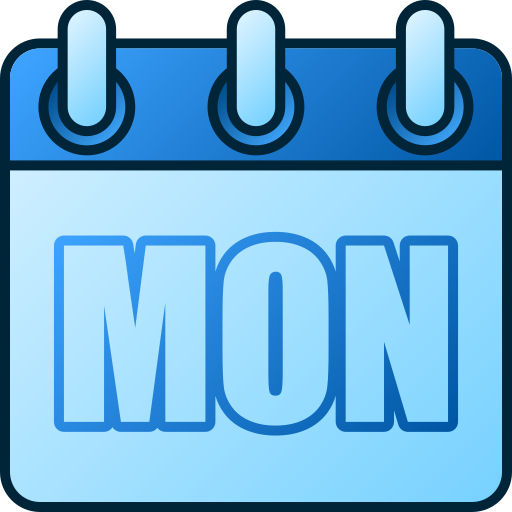 Monday Generic gradient lineal-color icon